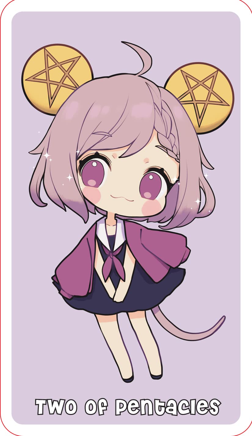 Cute Chibi Tarot: Understanding Tarot with the Chibi Universe - 78 Cards and Guidebook