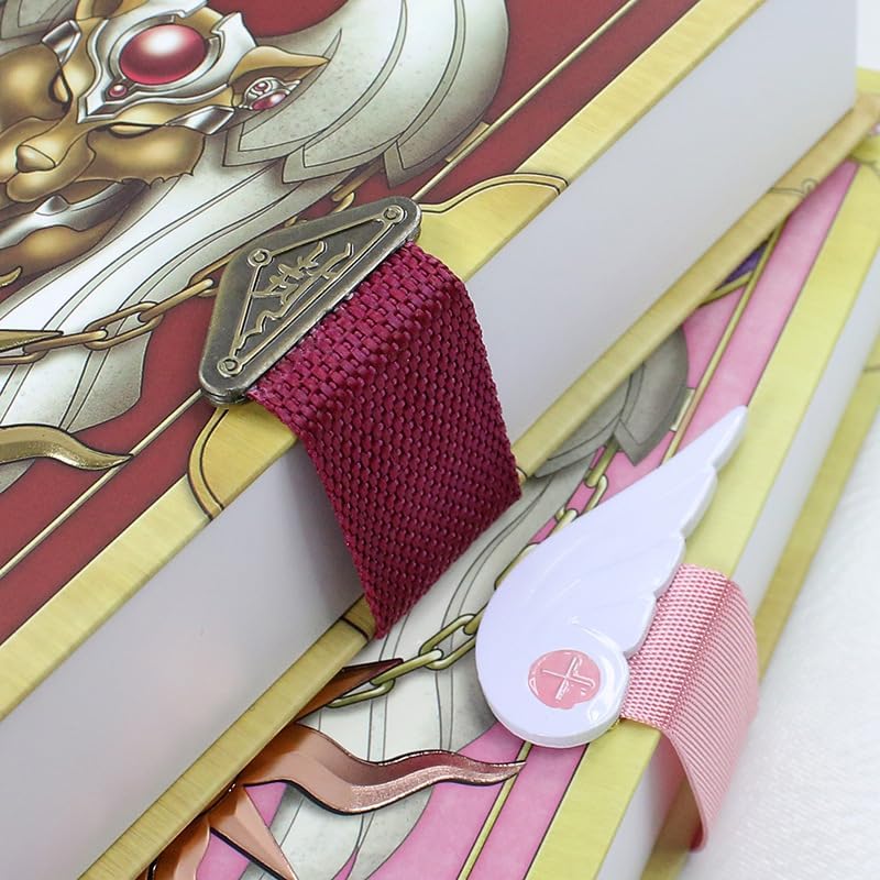 Cardcaptor Sakura Cards Magic Book Anime Tarot Cards Set New in Gift Box Collectibles Accessories Cosplay Prop (Pink)