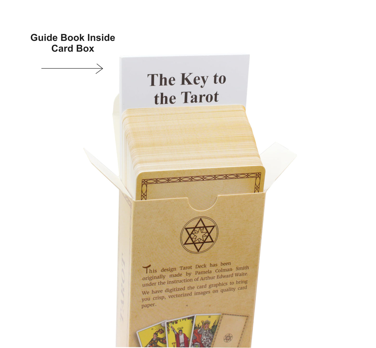 Complete Rider Waite Tarot Card Deck with Clear Meanings, Guide Book & Divination Tools - Beginner-Friendly Boxed Set for Fortune Telling and Cartas al Universo.