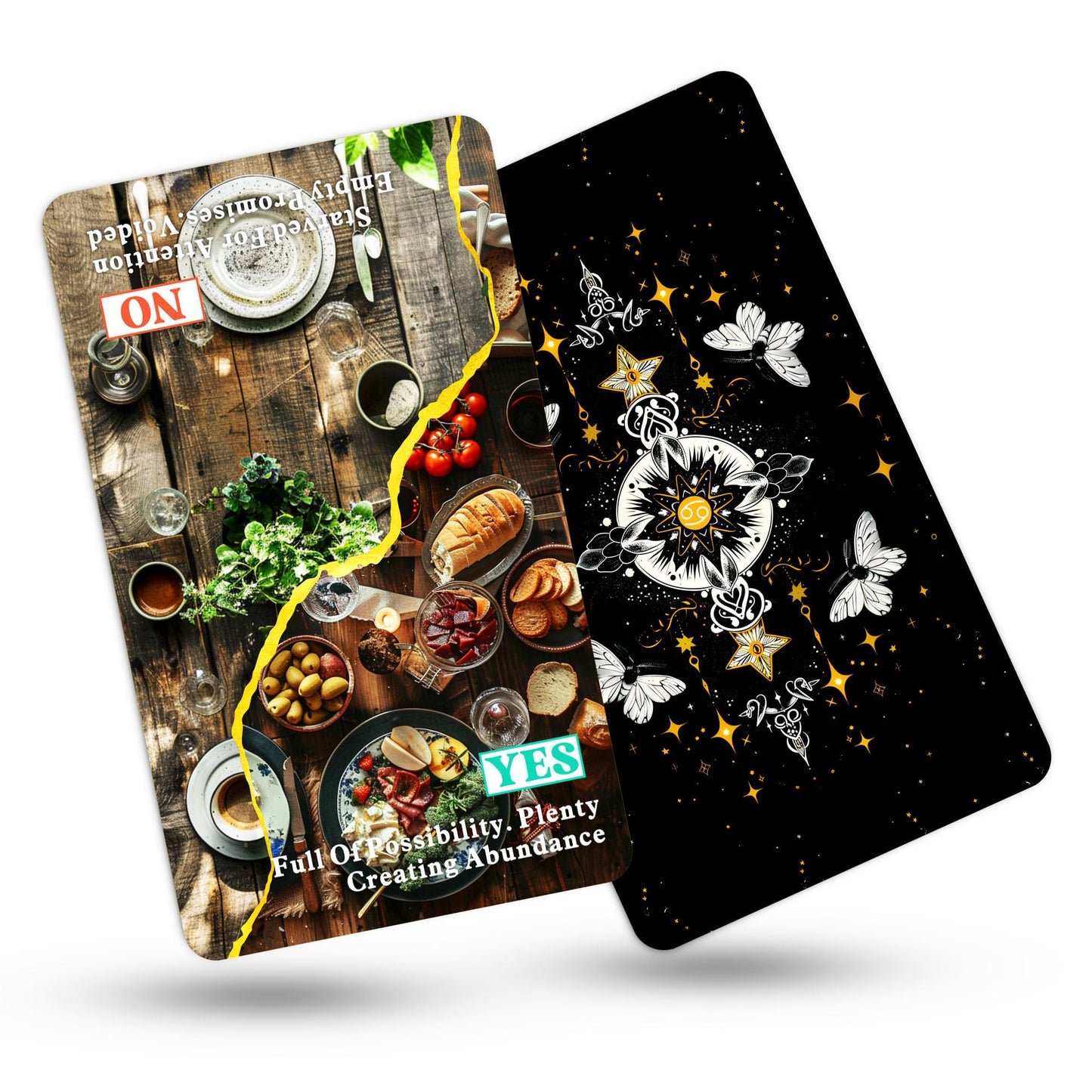 BAIYOOBAI Yes or No Oracle Cards, Clarifying Life Situations Oracle Deck, Oracle Cards for Beginners, Simplify Your Decisions Instantly