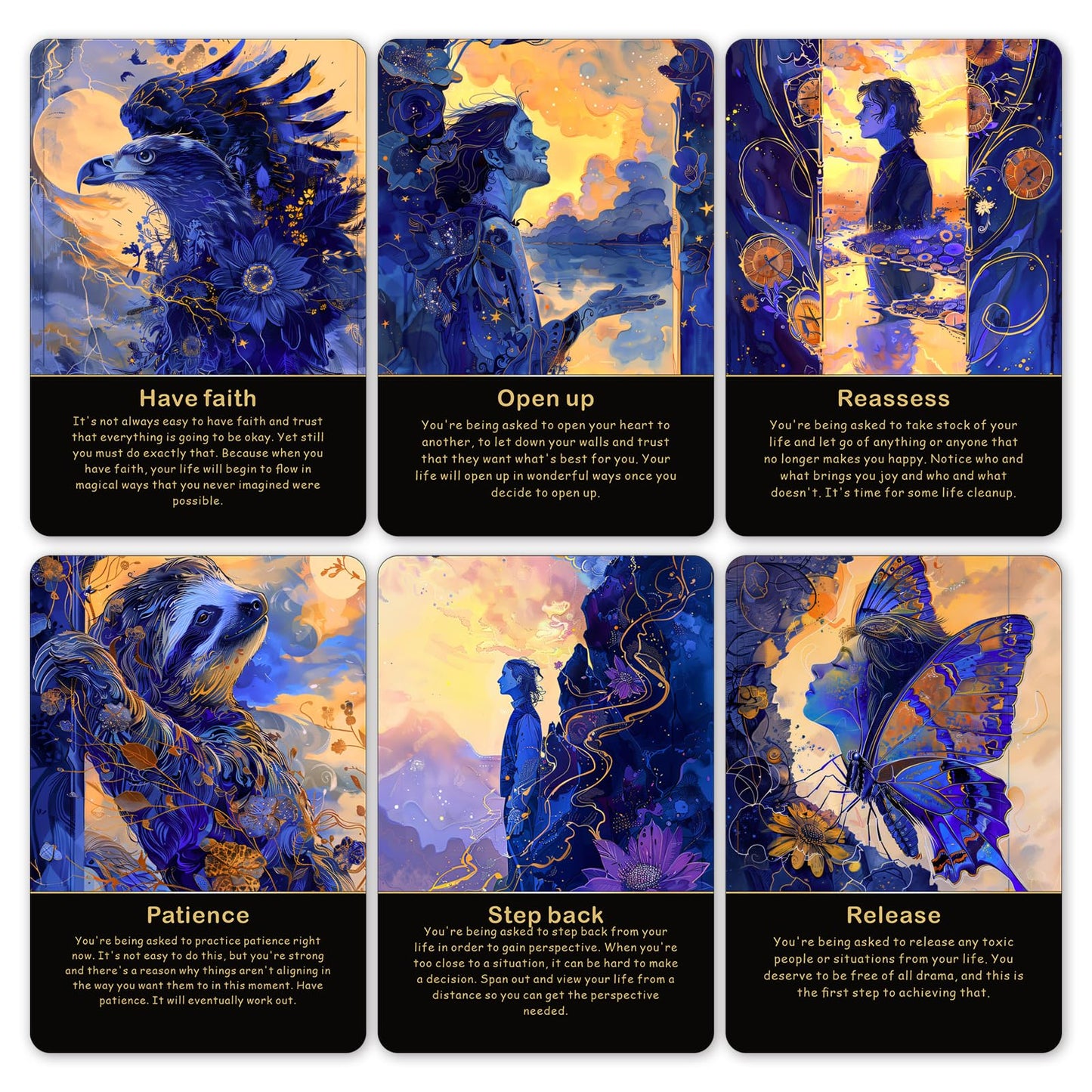 Akashic Oracle and Tarot Cards for Beginners - Energy Healing Set With 75 Cards to Reveal Soul's Truth and Clear Karmic Influences