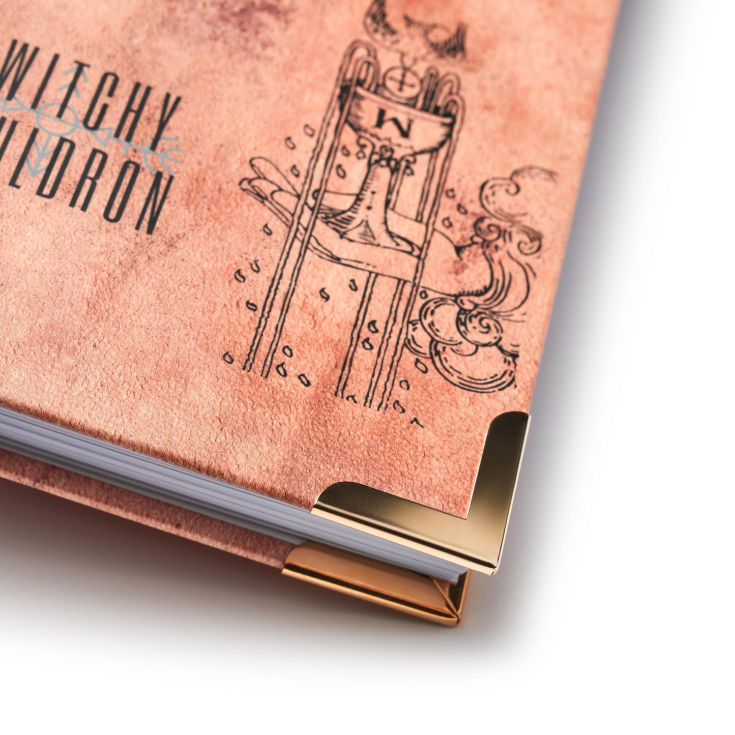 Witchy Cauldron Tarot Journal Spiral Notebook, Includes 3 Sets of Tarot Stickers, The Easy Way to Learn Tarot Practice