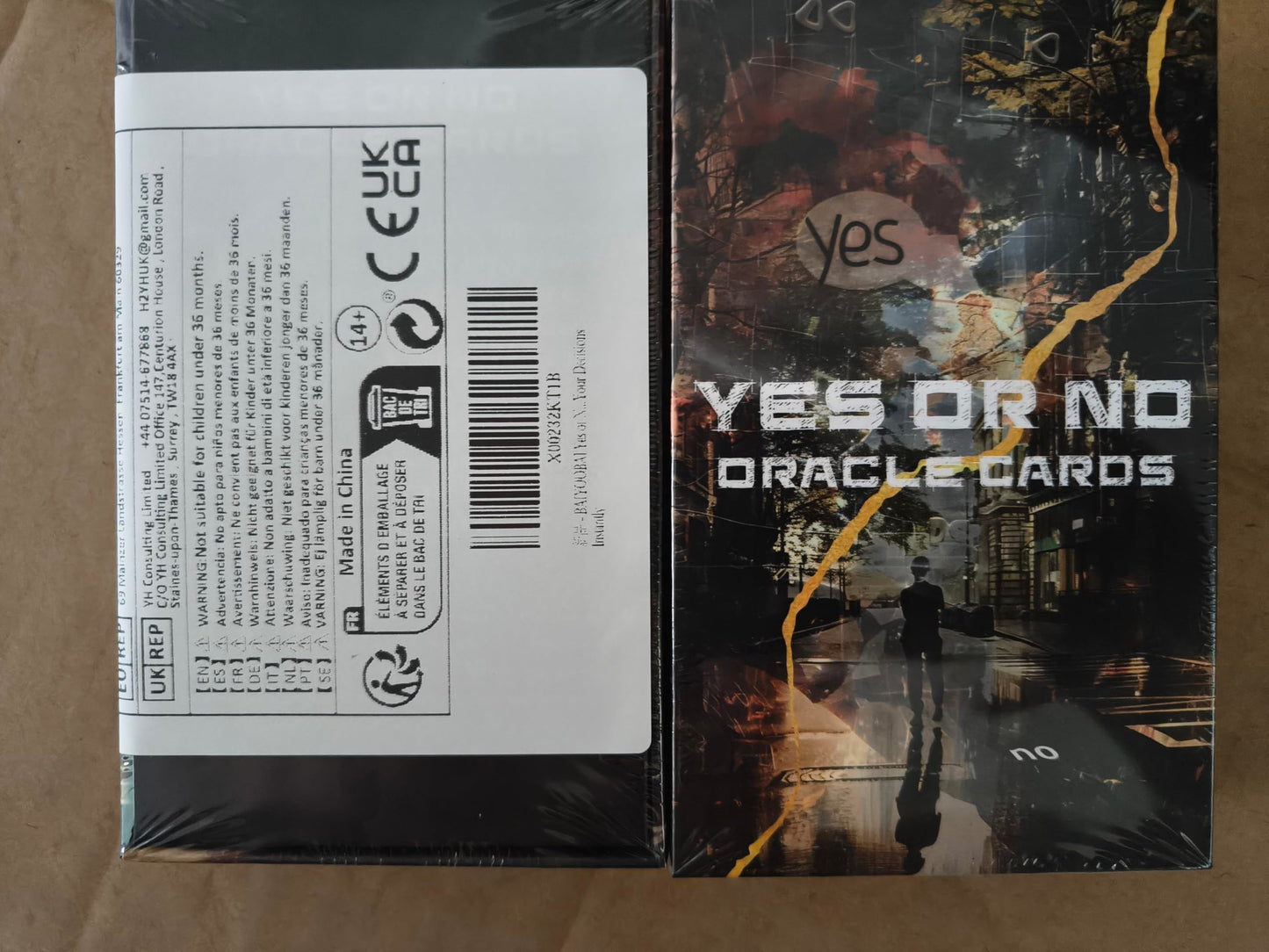 BAIYOOBAI Yes or No Oracle Cards, Clarifying Life Situations Oracle Deck, Oracle Cards for Beginners, Simplify Your Decisions Instantly