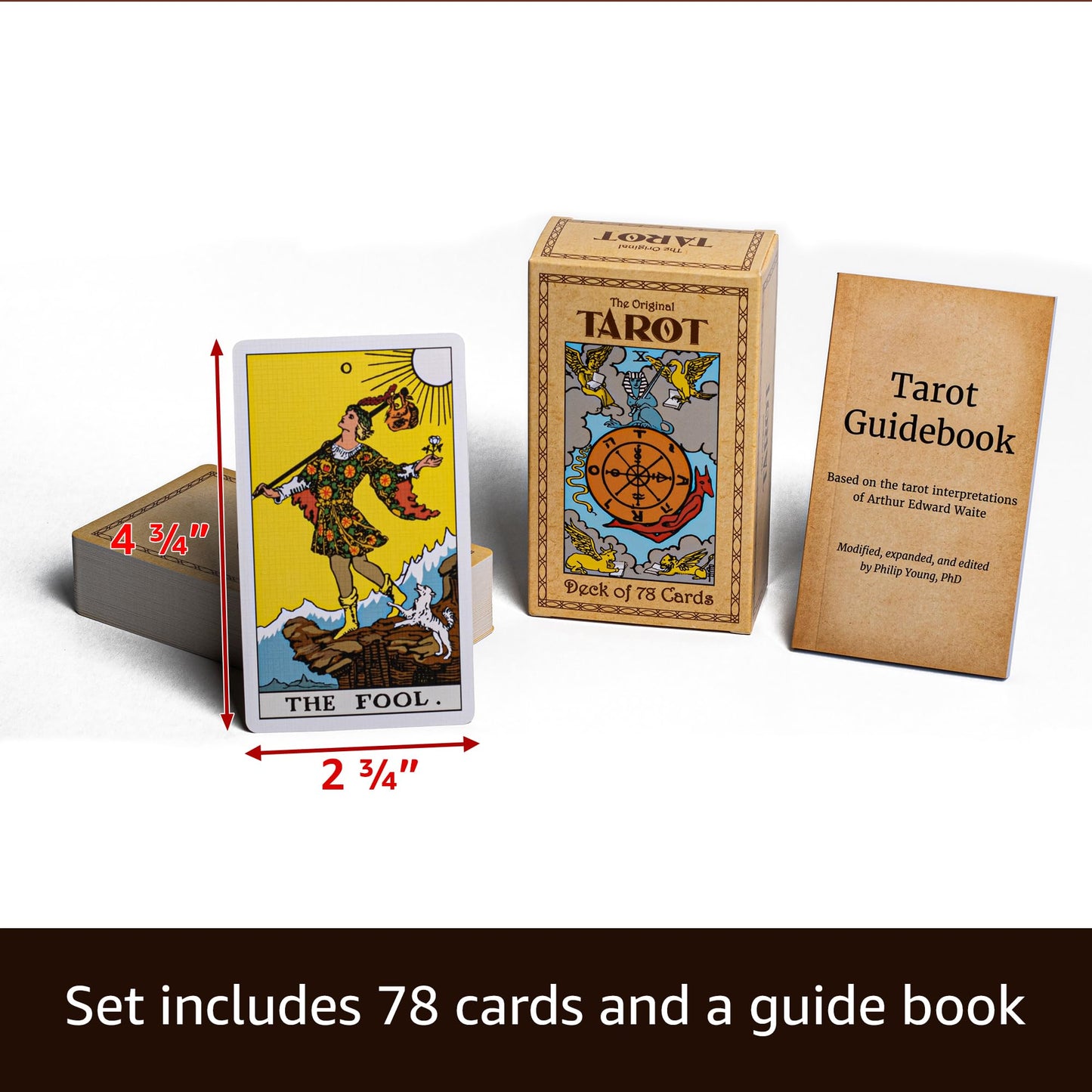 Da Brigh Tarot Cards Deck - English Version - 78 Cards, Booklet - Linen Finish, Crisp Vectorized Graphics - Adults Only