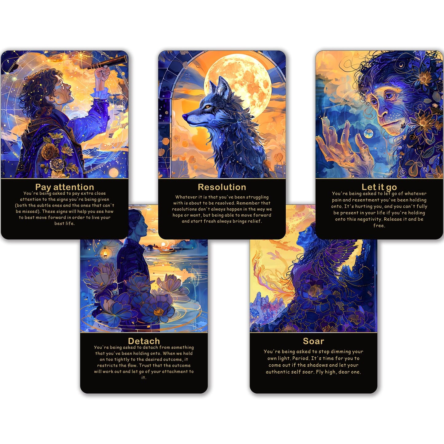 Akashic Oracle and Tarot Cards for Beginners - Energy Healing Set With 75 Cards to Reveal Soul's Truth and Clear Karmic Influences