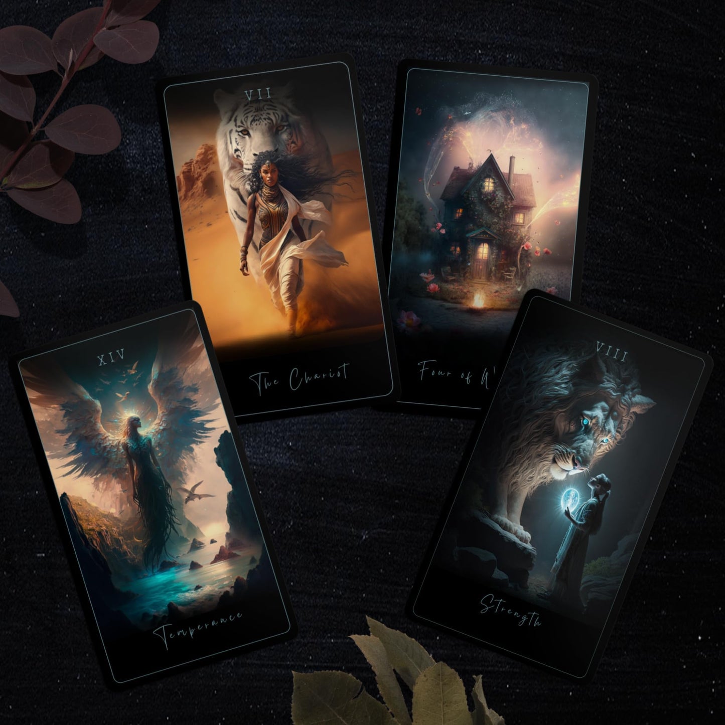 Earth Moon Magick The Tarot of Sacred Kingdoms Tarot Cards โ 78-Cards Tarot Deck with Guidebook โ Oracle Cards for Spiritual and Energetic Resonance โ Recycled Paper and Premium Packaging