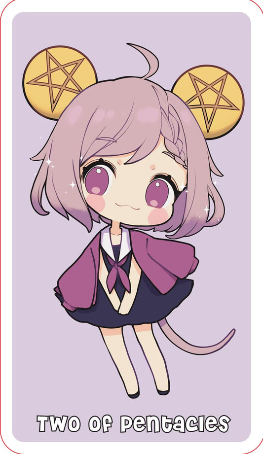 Cute Chibi Tarot: Understanding Tarot with the Chibi Universe - 78 Cards and Guidebook