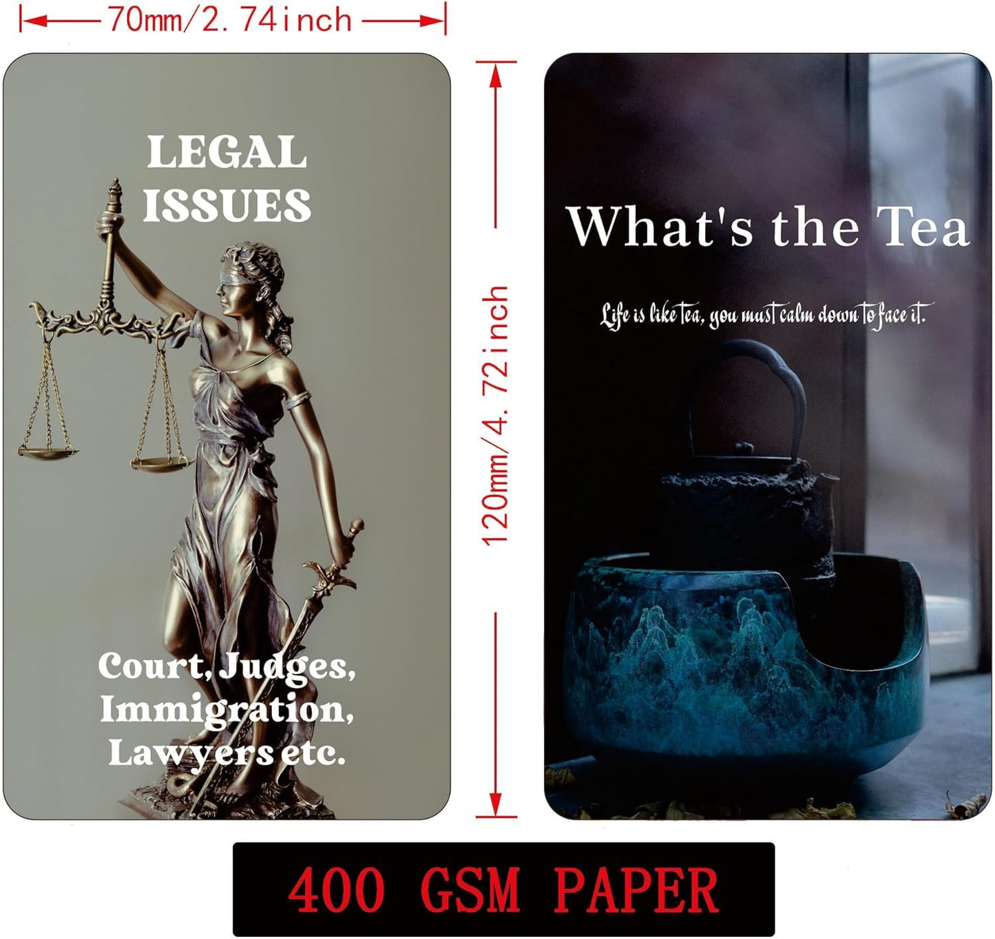 What The Tea Tarot Card Deck, Psychic Cards for Insight, Self Discovery & Guidance Love and Career Oracle Deck Cover All Areas in Life, Love, Spiritual Journey, and Career