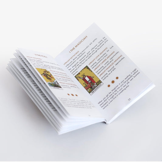 Wyspell Classic Tarot Deck - Original Tarot Cards with Guide Book for Beginners - Beginner Cards with Meanings (Light)