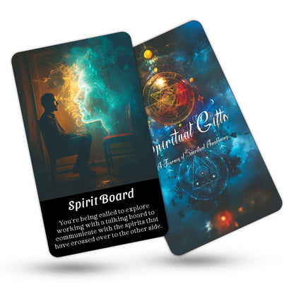 BAIYOOBAI Spirit Oracle Cards, Mystic Psychic Oracle Deck, Spiritual Oracle Cards for Beginners, Explore Inner Wisdom and Spiritual Power