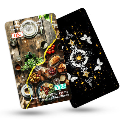 BAIYOOBAI Yes or No Oracle Cards, Clarifying Life Situations Oracle Deck, Oracle Cards for Beginners, Simplify Your Decisions Instantly