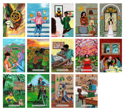 ETHONY Modern Love Tarot Cards Deck with 78 Beautiful Cards Exploring The Many Facets of Love and Relationships | Keepsake Box, Deluxe Full-Color Guidebook, Foil Stamped Back, and Gilded Edges