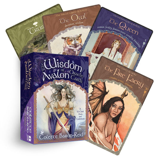 The Wisdom Of Avalon Oracle Cards: a 52 Card Deck and Guidebook