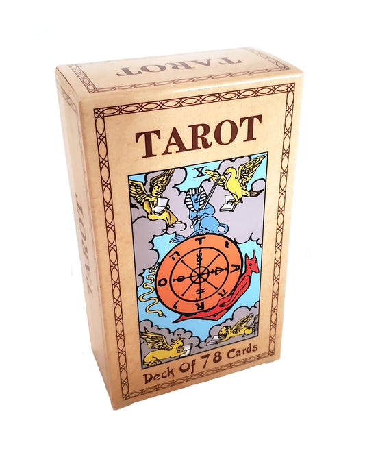 Complete Rider Waite Tarot Card Deck with Clear Meanings, Guide Book & Divination Tools - Beginner-Friendly Boxed Set for Fortune Telling and Cartas al Universo.