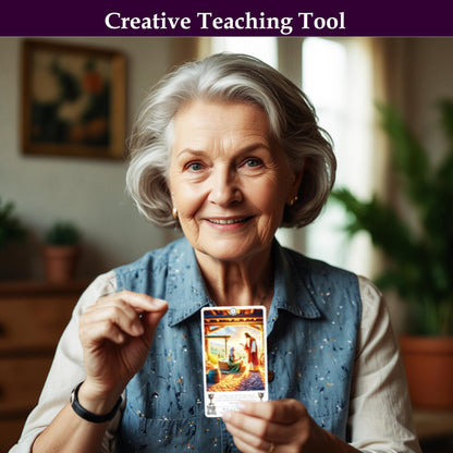 Biblical Tarot Deck: A 78-Card Deck & Guidebook. Unique, Based on The Wisdom of The Bible. Premium Quality. Flexible and Easy to Shuffle. High Detail Print. Full Size - 4.75x2.75 (Second Edition)