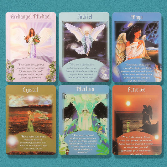 Gayrrnel Tarot Cards Set - 44 Lovers Tarot Card Message Oracle Cards - Angel Healing Cards - Doreen Virtue Rare Out of Print Edition
