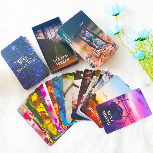 Time Oracle Cards Deck, Divine Timing Oracle Cards, Oracle Cards for Beginners, Answers to All Your Timing Related Questions