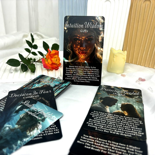 Healing Oracle Cards Deck, Oracle Cards Set, Oracle Cards for Beginners, Self-Healing Tool, That Helps You Discover What Needs to Shift Or Release for Your Highest Good!