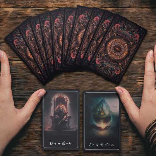 Earth Moon Magick The Tarot of Sacred Kingdoms Tarot Cards – 78-Cards Tarot Deck with Guidebook – Oracle Cards for Spiritual and Energetic Resonance – Recycled Paper and Premium Packaging