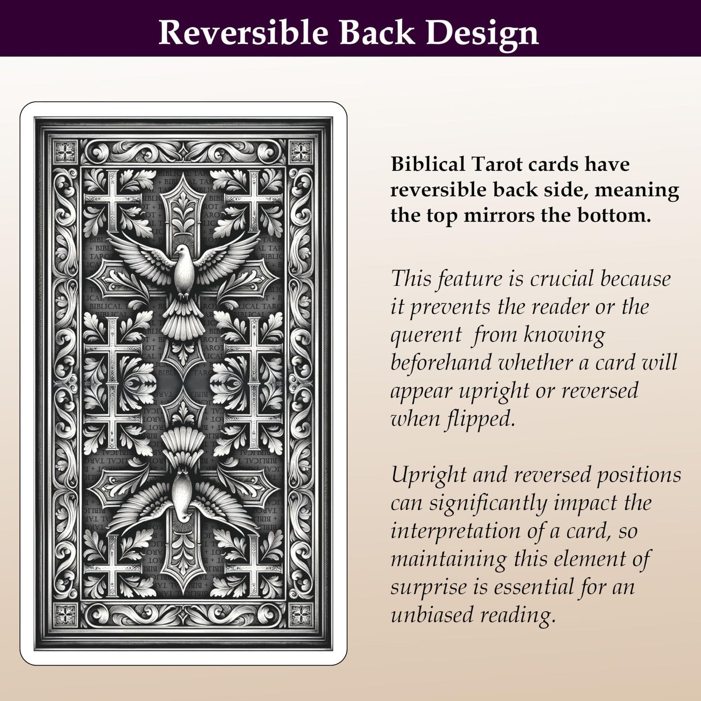 Biblical Tarot Deck: A 78-Card Deck & Guidebook. Unique, Based on The Wisdom of The Bible. Premium Quality. Flexible and Easy to Shuffle. High Detail Print. Full Size - 4.75x2.75 (Second Edition)